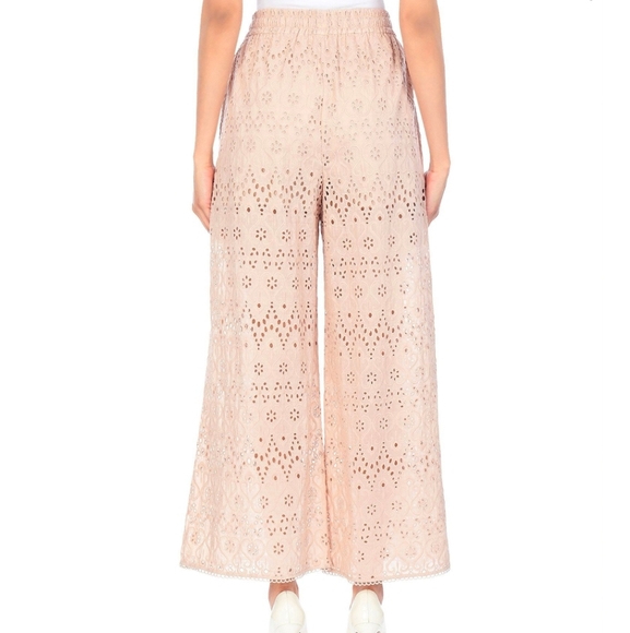 Zimmermann Pants - Zimmermann lace high-rise wide-leg pants Med